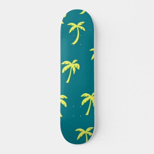 Palmenmuster Skateboard (Vorne)