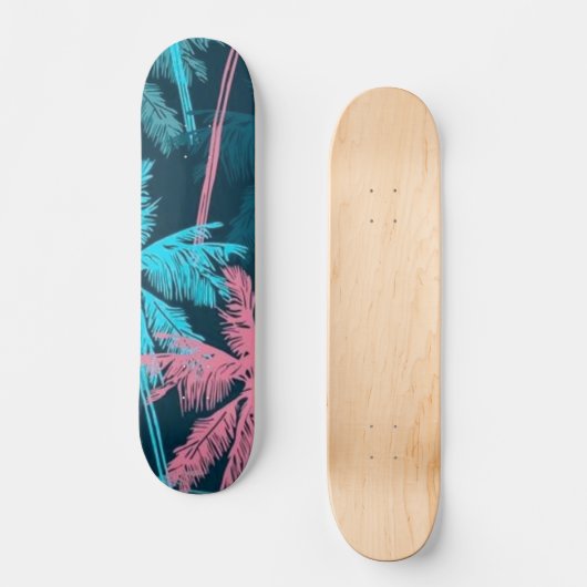 Palmenmuster Skateboard (Vorderseite)