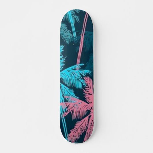 Palmenmuster Skateboard (Vorne)