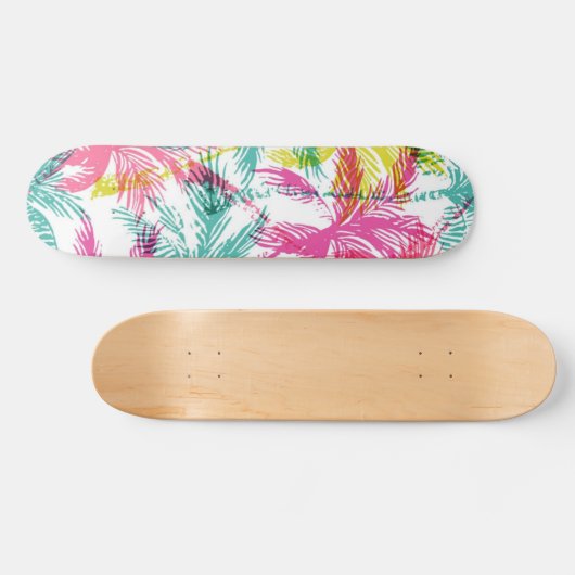 Palmenmuster Skateboard (Horizontal)