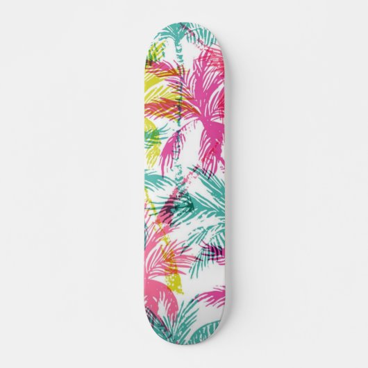 Palmenmuster Skateboard (Vorne)
