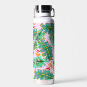 Palmenparadies Rosa Trinkflasche (Rückseite)