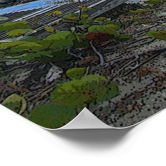 Palmenposter Poster (Ecke)