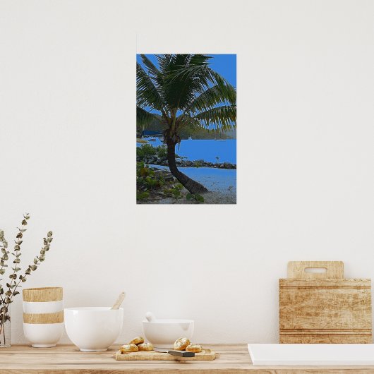 Palmenposter Poster (Küche)