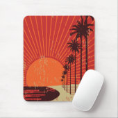 Palmenreihe Mousepad (Mit Mouse)