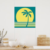 Palmensammlung Poster (Küche)