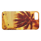 Palmensonnenuntergang iPhone 7 Fall Case-Mate iPhone Hülle (Rückseite (Horizontal))