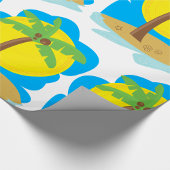 Palmenstrand Geschenkpapier
