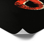 Palmenstrand Hawaii-Strand Poster (Ecke)