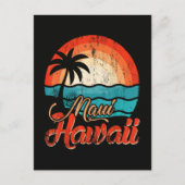 Palmenstrand Hawaii-Strand Postkarte (Vorderseite)