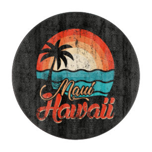 Palmenstrand Hawaii-Strand Schneidebrett