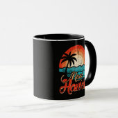 Palmenstrand Hawaii-Strand Tasse (VorderseiteRechts)