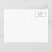 Palmenstrand mit String-Lichtern Save the Date Pos Ankündigungspostkarte (Rückseite)