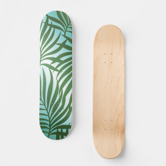 Palmenstrand Skateboard (Vorderseite)