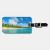 Palmenstrand, Tonga Gepäckanhänger (Vorderseite horizontal)