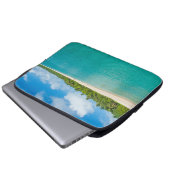 Palmenstrand, Tonga Laptopschutzhülle (Vorne Knopf)
