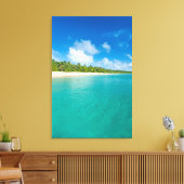 Palmenstrand, Tonga Leinwanddruck (Insitu (Wohnzimmer))
