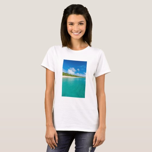 Palmenstrand, Tonga T-Shirt (Vorne ganz)