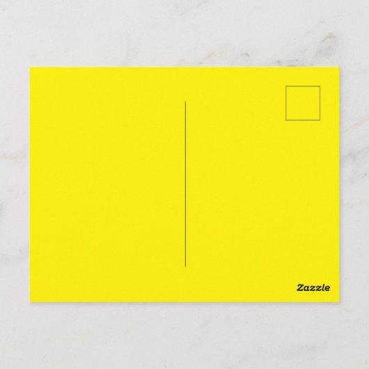 Palmensträucher Postkarte (Rückseite)