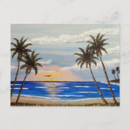 Palmensträucher Postkarte