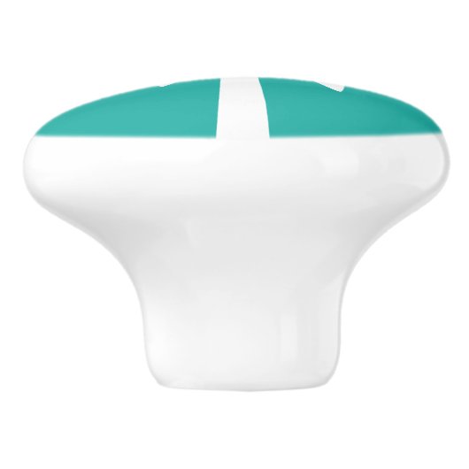 Palmentüre und Kommode Keramikknauf (Seitenansicht)