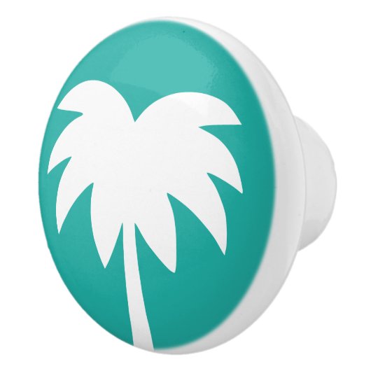 Palmentüre und Kommode Keramikknauf (Rechts)