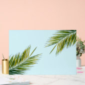 Palmenzweig Acrylschild (Hochzeit)