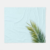 Palmenzweig Fleecedecke (Vorderseite (Horizontal))
