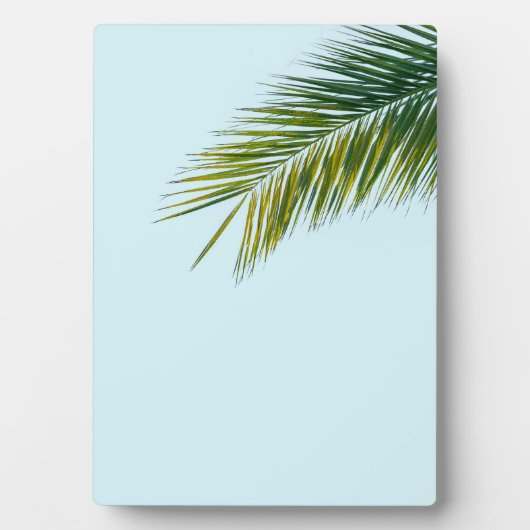 Palmenzweig Fotoplatte (Vorderseite)