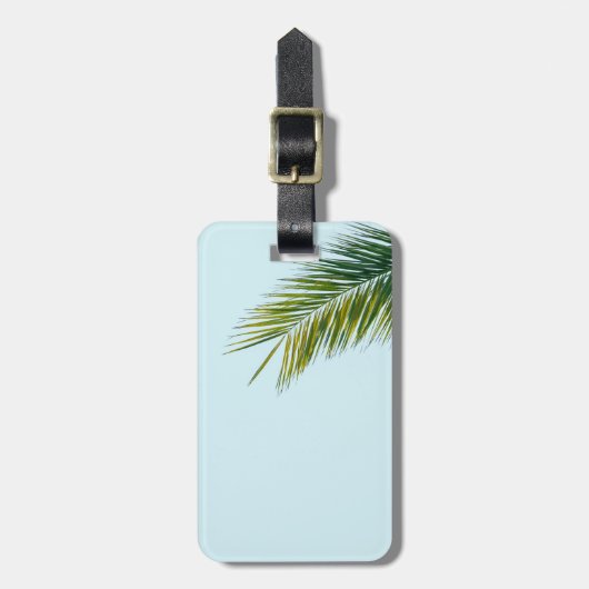 Palmenzweig Gepäckanhänger (Vorderseite vertikal)