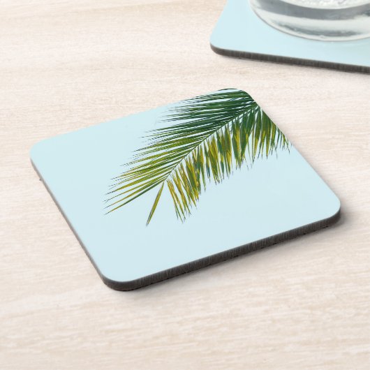 Palmenzweig Getränkeuntersetzer (Linke Seite)