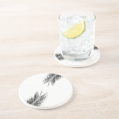 Palmenzweig Getränkeuntersetzer (Seite)