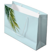 Palmenzweig Große Geschenktüte (Vorderseite Schrägansicht)
