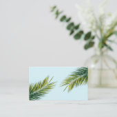 Palmenzweig Hinweiskarte (Stehend Vorderseite)