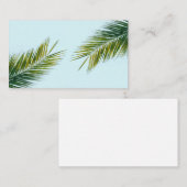 Palmenzweig Hinweiskarte (Vorne/Hinten)