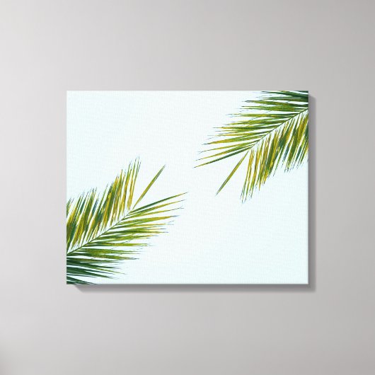 Palmenzweig Leinwanddruck (Vorderseite)