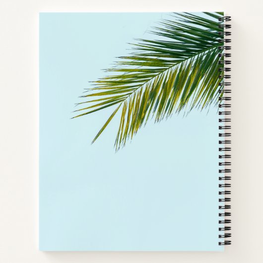 Palmenzweig Notizblock (Rückseite)