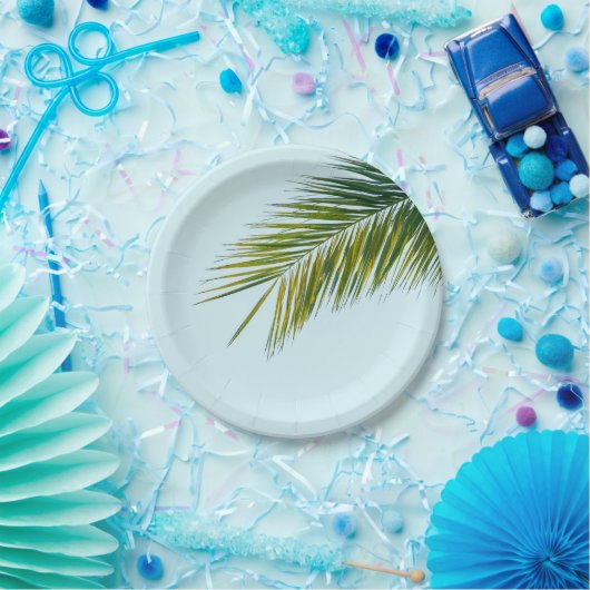 Palmenzweig Pappteller (Party)