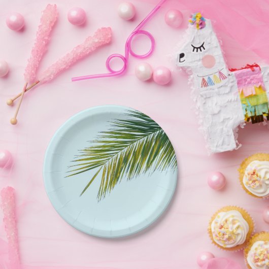 Palmenzweig Pappteller (Party)
