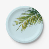 Palmenzweig Pappteller (Vorderseite)