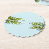 Palmenzweig Untersetzer (angewinkelt)