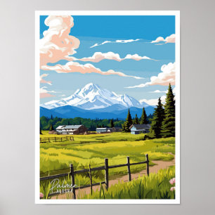 Palmer Alaska Art Vintage Reisevorführung Poster