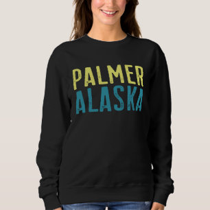 Palmer Alaska Pazifikküste gestapelt Sweatshirt