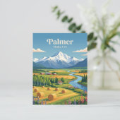 Palmer Alaska Postkarte (Stehend Vorderseite)