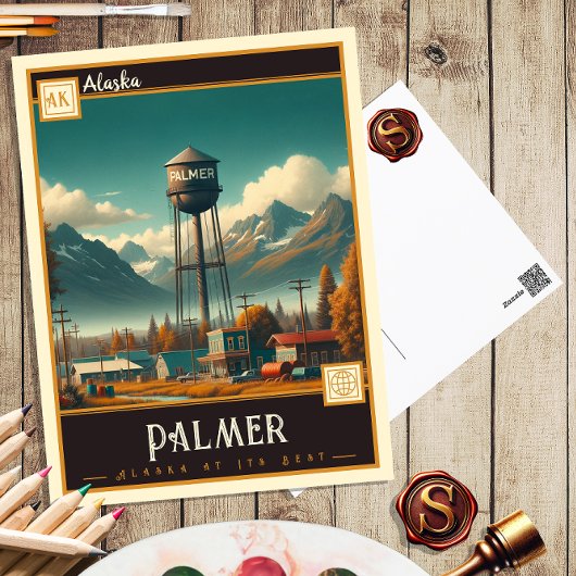 Palmer, Alaska | Vintage Postkarte