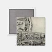 Palmer Bros, New London Magnet (Vorderseite/Rückseite)