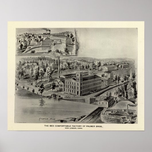 Palmer Bros, New London Poster (Vorne)