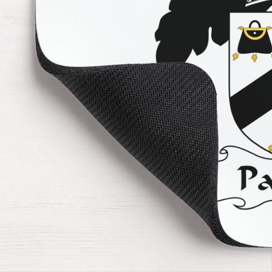 Palmer-Familienwappen Mousepad (Ecke)