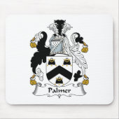 Palmer-Familienwappen Mousepad (Vorne)
