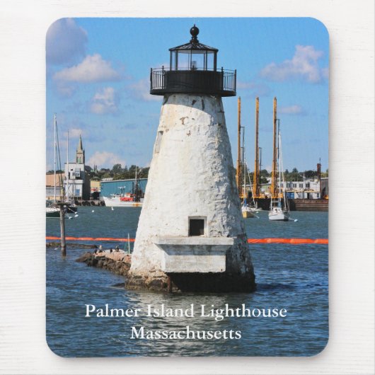Palmer Island Leuchtturm, Massachusetts Mousepad (Vorne)